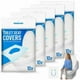 thumbnail image 1 of Fundas Desechables para Asientos de Inodoro, 50PCS - Fundas Desechables para Tazas de Inodoro, BIODEGRADABLES, ANTIBACTERIANAS, Higiene del Inodoro Garantizada con Asiento de Inodoro de Papel, 1 of 5