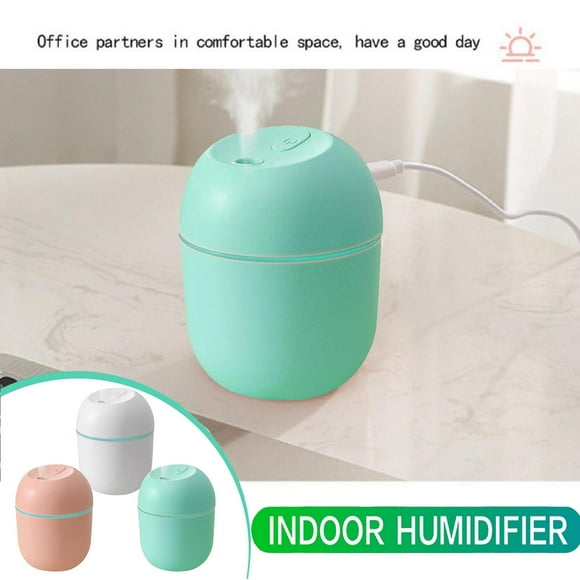 Whole House Humidifiers, Small Humidifier Aromatherapy Machine Household Car Usb Desktop Atomizer, Humidifiers for Bedroom, 6Green, 2.8L