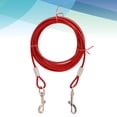 thumbnail image 1 of WEUVEB Dog Leash Rope Durable Steel Double Handle Pet Chain for Dog Owners 1Set, 1 of 8