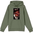 thumbnail image 5 of It Chapter 2 Pennywise Derry Fan Poster Adult Olive Long Sleeve Hoodie-Small, 5 of 7