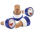 thumbnail image 5 of WIRESTER 4pcs Set Red Cardinal Birds Ceramic Cork Wine Bottle Stopper Wine Corks Crafts, 5 of 6