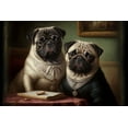 thumbnail image 1 of 24x36 gallery poster, Victorian Pugs p2, 1 of 1