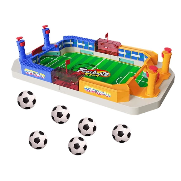Juego de pinball de fútbol de mesa, juego de mesa deportivo de escritorio, mini juego de mesa 6 bolas