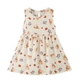 thumbnail image 5 of ZOYOEN Toddler Girls Cotton Floral Dresses- Flowy Crewneck Sleeveless Cute Kids Summer Casual Dresses Multicolor Size 10 T, 5 of 5