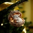 thumbnail image 1 of Adorno Navideño de Animales Del Bosque de 8 Cm | Colgante Navideño de Acrílico | Decoración Caprichosa de Animales Del Bosque | Regalo Ideal | Versátil para Coronas y Centros de Mesa, 1 of 5