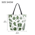 thumbnail image 5 of Large Canvas Bag 13.5x5.1x15 Inch Canvas Bag Shopping Canvas Bag Suitable For Outing Shopping Travel Out Of Large Capacity Storage Warm Christmas Gingerbread Man, 5 of 9