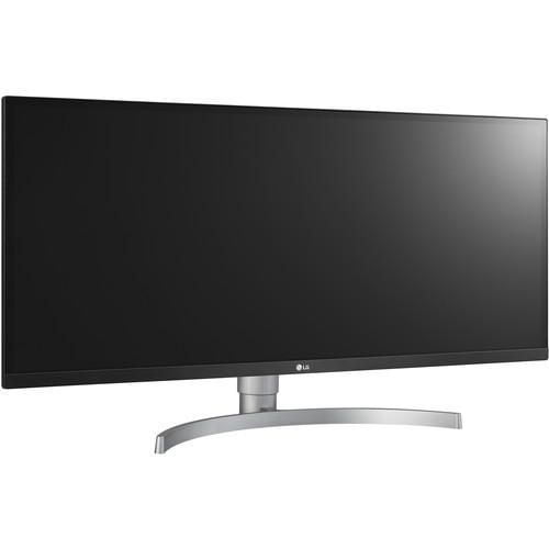 LG 34" UltraWide IPS Monitor with HDR10 and FreeSync, 2560 x 1080, White, 34WK650-W