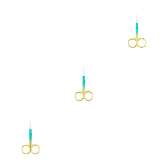 Seitruly Pinzas para cutículas de uñas, tijeras de acero inoxidable, galvanoplastia, impermeables, de mano, accesorio para el hogar, Spray verde dorado Type1 NO1 Seitruly CBP288410