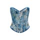 thumbnail image 2 of SAYOO Fajas para mujer Diseño estampado Gancho frontal Hebilla Correa con cordón en la espalda Slim Fit Push Up Shaper Tops SAYOO  Moda, 2 of 10