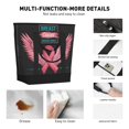 thumbnail image 3 of Insulated Cooler Bag, Ribbon With Angel Wings Large Freezer Cooler Tote Bags Insulated for Food, Insulated Grocery Shopping Bags with Zippered Top for Travel School Picnic, 3 of 8