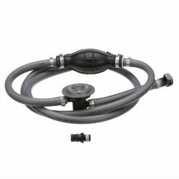 Attwood Fuel Line Hose Kit with Fuel Demand Valve and Sprayless Connector, 3/8" x 6'
