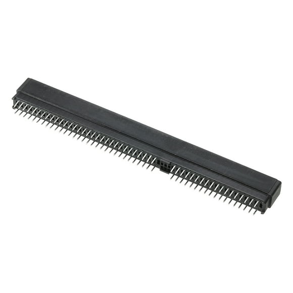 Conector de tarjeta de borde negro, conexión recta, 98 pines, paso de 2.54mm para placa de circuito PCB, consola de juegos