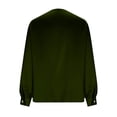 thumbnail image 6 of Yievot Women's Elegant Satin Blouses Long Sleeve Dressy Office Work Shirt V Neck Silk Tops, 6 of 6