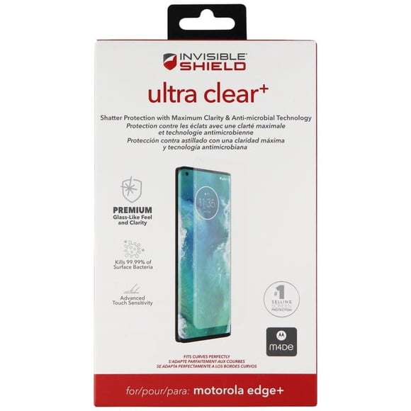 Protector de pantalla InvisibleShield Ultra Clear+ para Motorola