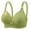 Green, variant on Cute Push Up Bralettes for Women Plus Size Full Coverage Wireless Bras Underwear Soft Ruched Support T-Shirt Bra, 40/90BC Brown