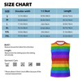thumbnail image 6 of Fotbe Men's Colorful Glitter Rainbow Print Men's Sleeveless Muscle Tank Tops Casual T-Shirts for Gym Workout Beach-X-Large, 6 of 8