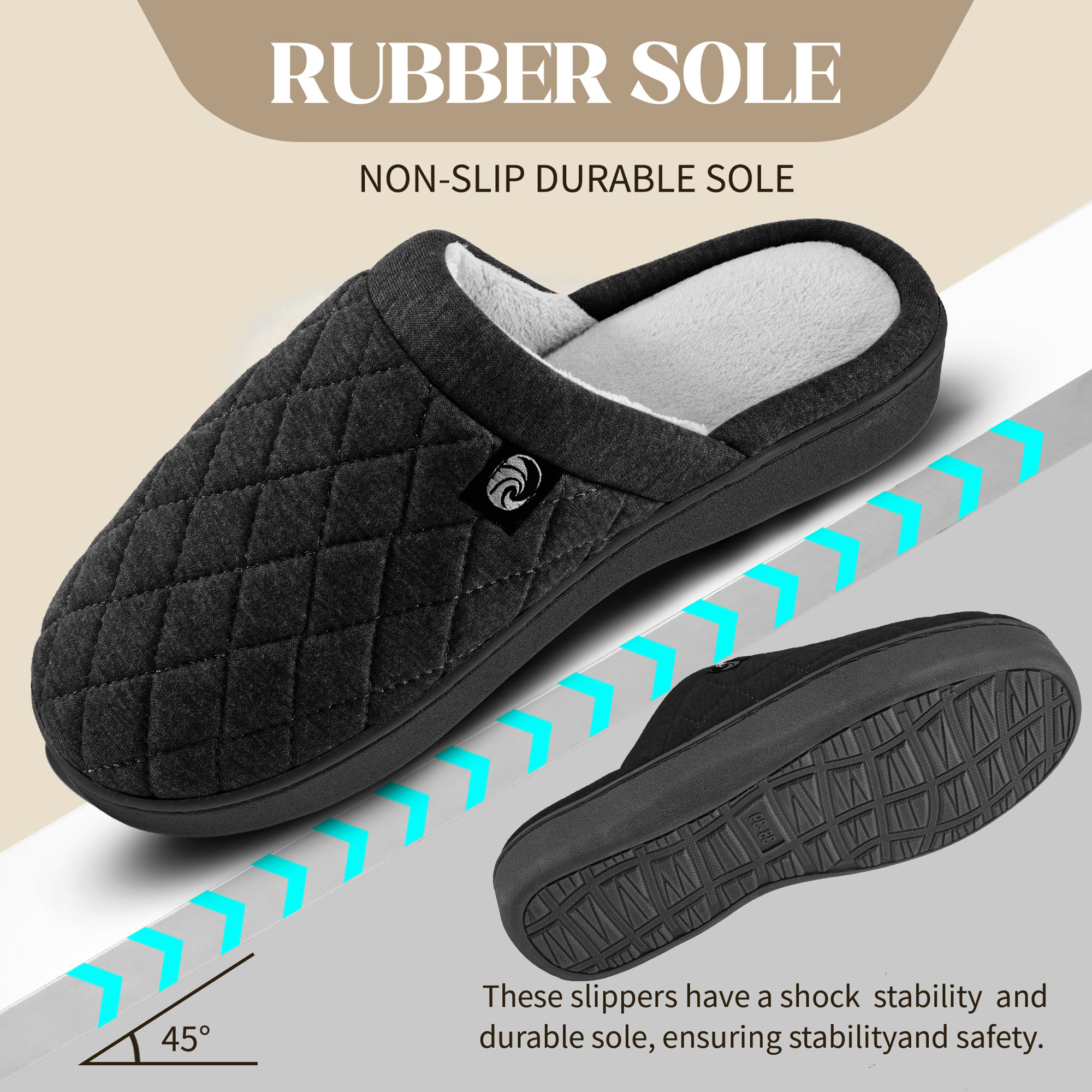 Ecetana Women's Memory Foam Indoor House Slippers photo 5