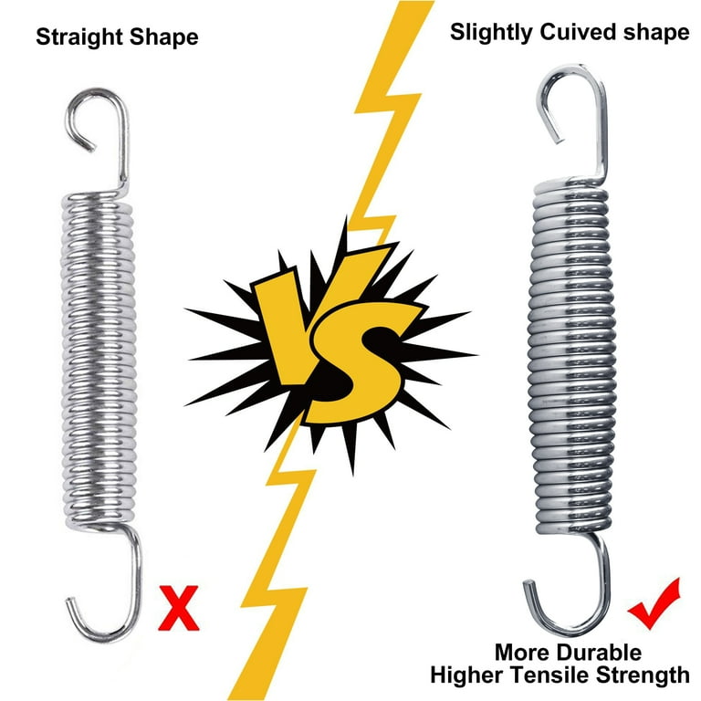 Eurmax 5.5inch Trampoline Springs Heavy Duty Galvanized Steel Trampoline Springs Pack of 20