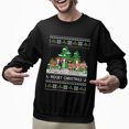 thumbnail image 2 of Christmas Sweatshirt, Mooey Christmas Cows Holiday Ugly Christmas Sweatshirt, Funny Festive Cow Sweatshirt for Parties & Gifts, 2 of 5