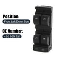 thumbnail image 2 of Unique Bargains Front Left Power Window Switch for Audi A6 RS6 S6 Allroad Quattro 4B0 959 851 B, 2 of 5