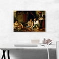thumbnail image 2 of ARTCANVAS The Women of Algiers in Their Apartment 1834 Canvas Art Print by Eugene Delacroix - Size: 26" x 18" (1.50" Deep), 2 of 9