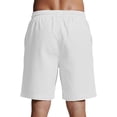 thumbnail image 6 of DDAPJ pyju Men's Cargo Shorts Lightweight Drawstring Hiking Shorts Straight Leg Work Shorts with Multi Pockets White L, 6 of 6