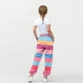 thumbnail image 4 of Children's Sweatpants Wide-leg Pants Children Sports Pants Boys Full Length Pants Children Long Pants Wearing Lantern Pants With Pockets Outside Athletic Pants PinkB 11 Years, 4 of 8