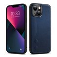 thumbnail image 3 of Htwon Étuis de Protection en Cuir PU Mince Anti-Rayures Renforcé Compatible avec iPhone 13 Étui Antichoc (Bleu), 3 of 13