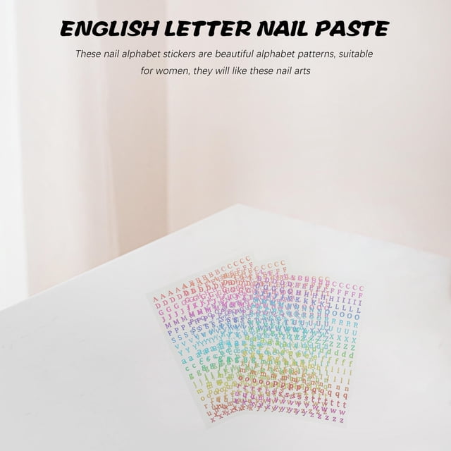 DEEPCRAFF Con Pegatinas Alfabéticas Autoadhesivas De PVC Para Estilo Personalizado