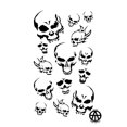 thumbnail image 4 of Mylar Camo Skull Gun Painting Stencils Camouflage for cerakote 3 Pack Skulls Set, 4 of 10