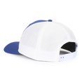 thumbnail image 4 of Blank and Custom Outdoor Cap OC771PF Low Pro Ladies Trucker, Soft Snap Closure-Royal/White, 4 of 8