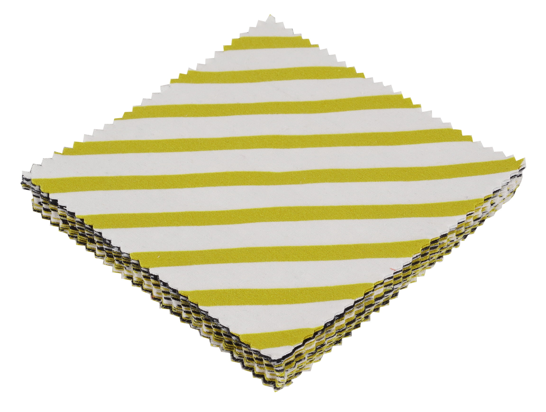 Soimoi Stripes Print&nbsp;Precut 10-inch Cotton&nbsp;Fabric&nbsp;Quilting&nbsp;Squares&nbsp;Charm Pack DIY Patchwork Sewing Craft-White