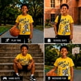 thumbnail image 3 of SOUTHPOLE Boys Athletic Shorts Set Lightweight Soft Cotton Graphic Tees & French Terry Shorts 2 Piece, 3 of 7