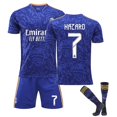thumbnail image 1 of Real Madrid Borta Kungliga Fotbollsdräkter Fotbollströja T-shirt 22/23 Vuxna barn - spot försäljning 7 Hazard 20(110-120CM), 1 of 2