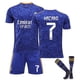 thumbnail image 1 of Real Madrid Borta Kungliga Fotbollsdräkter Fotbollströja T-shirt 22/23 Vuxna barn - spot sales 7 Hazard 18(100-110CM), 1 of 2