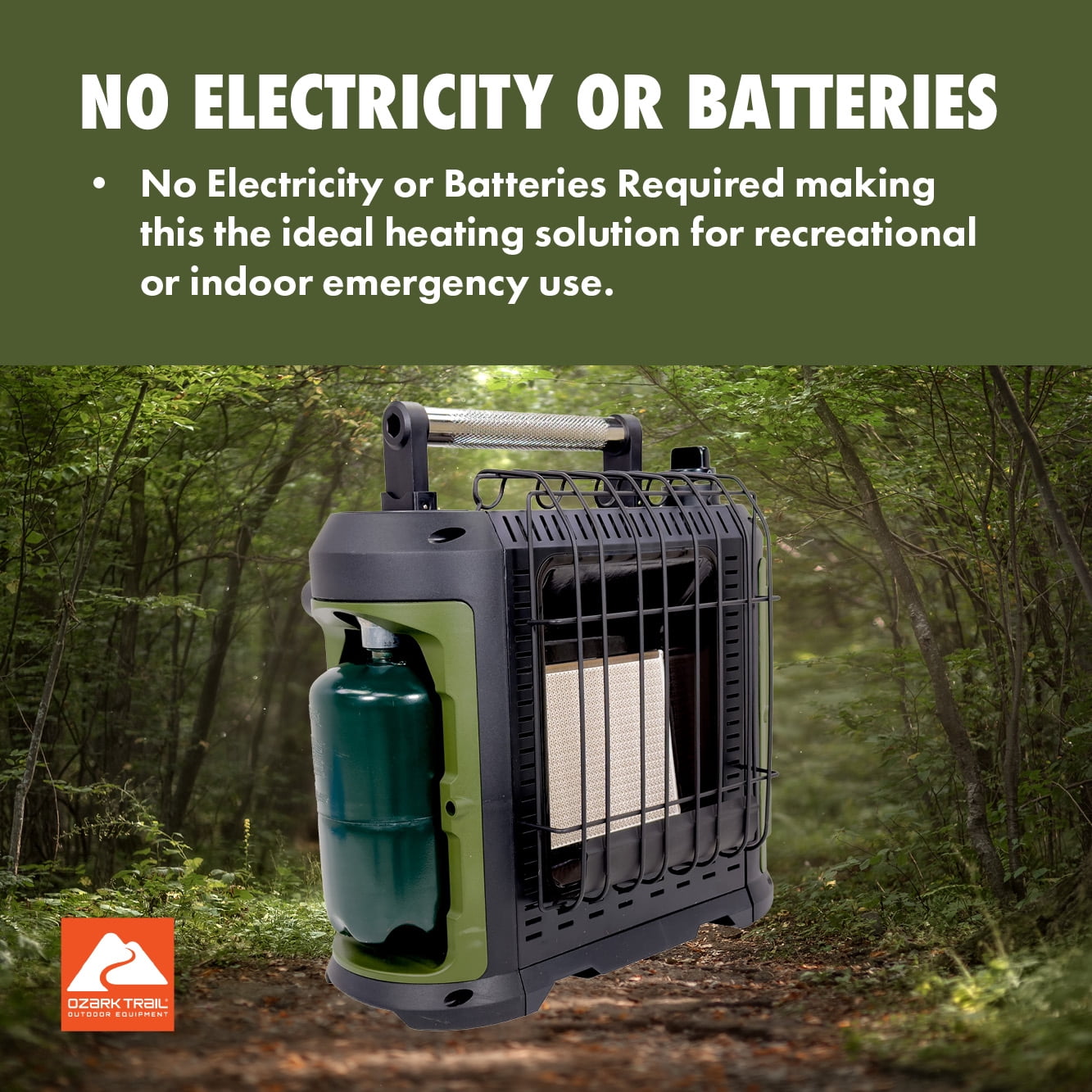 Ozark Trail 10,000 BTU Portable Propane Camping Heater