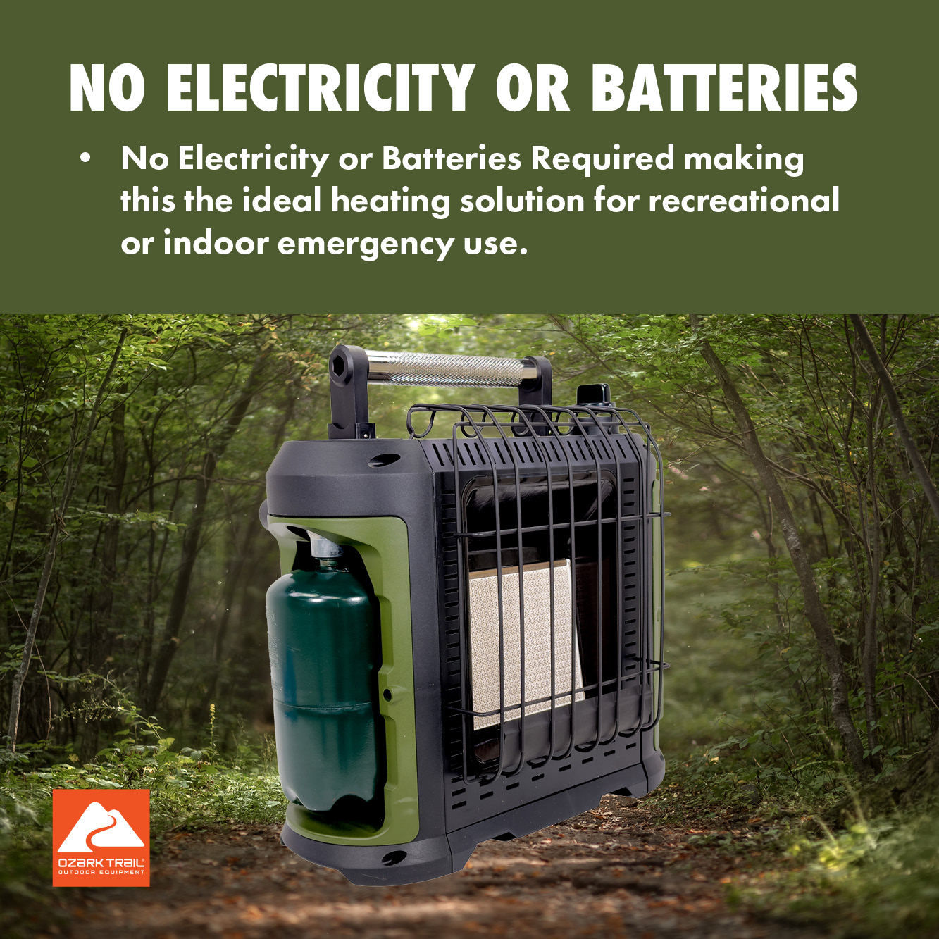 Ozark Trail 10,000 BTU Portable Propane Camping Heater photo 4