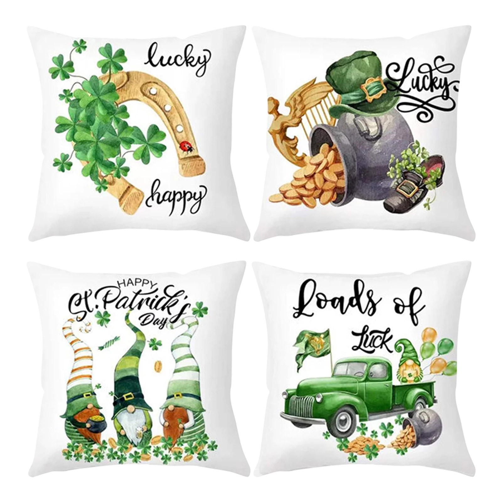 Irish Day Pillowcases Living Room Sofa Bedroom Decoration Pillowcases