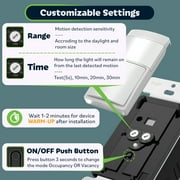 TOPGREENER PIR Motion Sensor Light Switch, Occupancy & Vacancy Motion Sensor Switch, ๐๐ฉ๐๐ซ๐๐๐ฅ๐ ๐๐ข๐ญ๐ก๐จ๐ฎ๐ญ ๐๐ซ๐จ๐ฎ๐ง๐ ๐๐ข๐ซ๐, No Neutral Wire, Single Pole, TDOS5-HL-W, White