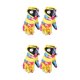 thumbnail image 4 of Bearachild 2 piezas de guantes de nieve para niños, cálidos, gruesos, prácticos mitones de rendimiento, cómodos suministros de snowboard para Type7 NO7, 4 of 6