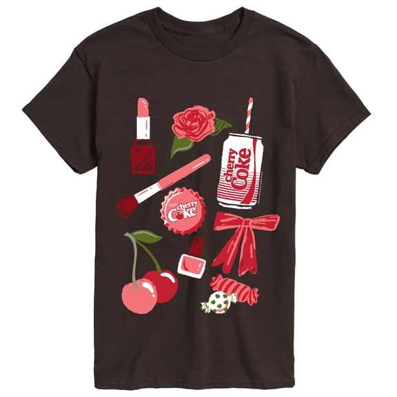 Coca-Cola - Cherry Coke Icon Grid - Men's Short Sleeve Graphic T-Shirt