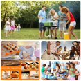 thumbnail image 5 of Copper Grill Mat - Set of 3 Non Stick BBQ Grill Mats - PTFE Teflon Baking sheets - Heavy Duty ,Reusable and Dishwasher safe - Easy Clean & Easy Use on Gas, Charcoal, Electric Grill, 5 of 6