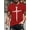 Red, variant on Men's Vintage Oil Painting Faith Jesus Cross Print Casual T-Shirts Christ Crewneck Short Sleeve Shirts for Men Red M