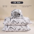 thumbnail image 2 of Floral Printed Sheet Set King Soft Microfiber Botanical Bed Sheets Extra Deep Pocket Pieces, 2 of 8