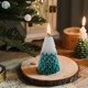 thumbnail image 5 of Fiudx Vela de Árbol de Navidad, Tallada a Mano, Aroma a Té Blanco, Decoración Navideña, Regalo para Nochebuena, 5 X 5 X 10 Cm, Juego de 1 Pieza, 5 of 5