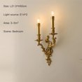 thumbnail image 2 of French Lighting Home Decor Wall Light Vintage Copper Candle Wall Lamp Living Room Bedroom Bedside Corridor Aisle Stair Sconce, 2 of 9