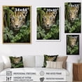 thumbnail image 4 of Designart "Tigers In Asian Painting VIII" Asian Floater Framed Canvas Art Print, 4 of 7