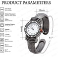 thumbnail image 2 of Blekon Collections Womens Quartz 26mm Case Concho Cuff Bangle Watch, 2 of 5