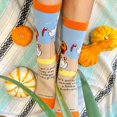 thumbnail image 2 of Chaussettes de Dinde de l'Action de Grâce Comicales de Sock Panda - Adulte Petit (Pointure 2-5), 2 of 5