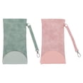 thumbnail image 1 of MasteelfCA 2Pcs Sunglasses Bags Portable Anti-pressure Glasses Pouches (Assorted Color), 1 of 7